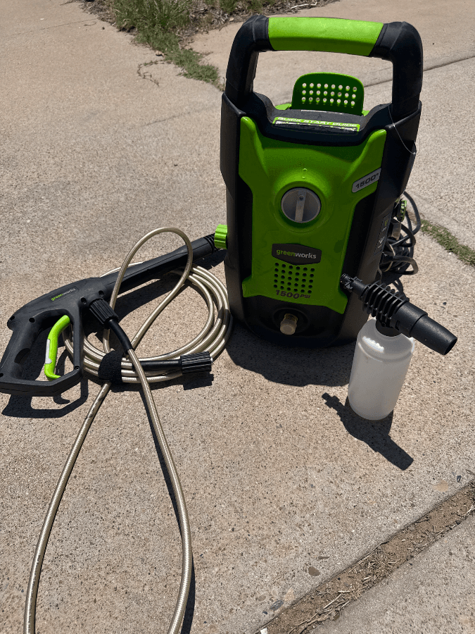 Green works Electric 1500 Power washer